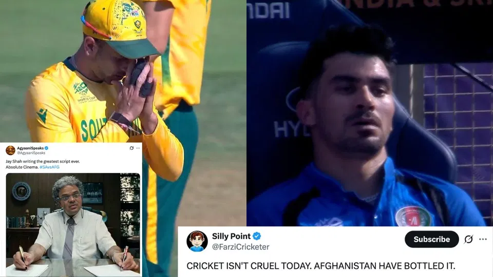 "Absolute Cinema"- Twitter reacts to South Africa's double Super Over win vs Afghanistan